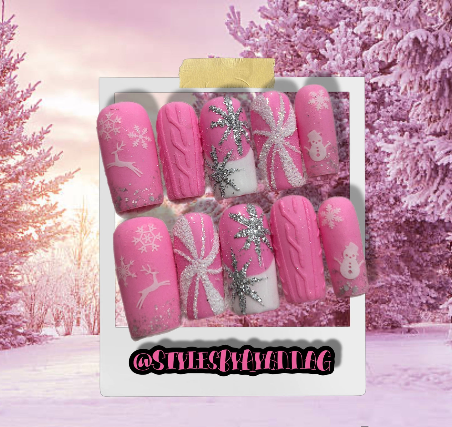 Pink winter