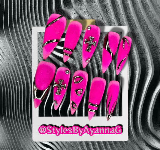 Pink metal