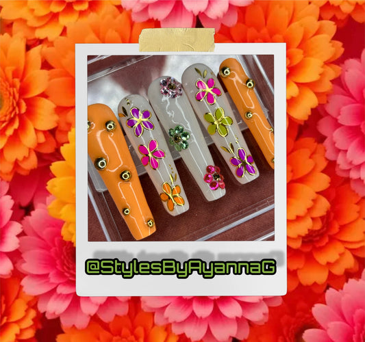 Orange flowers