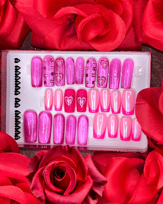 Pink hearts