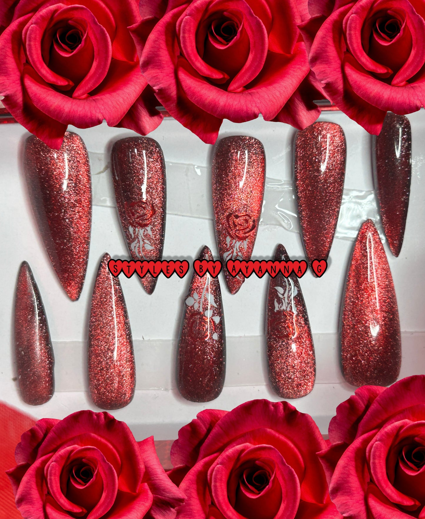 Cat eye roses