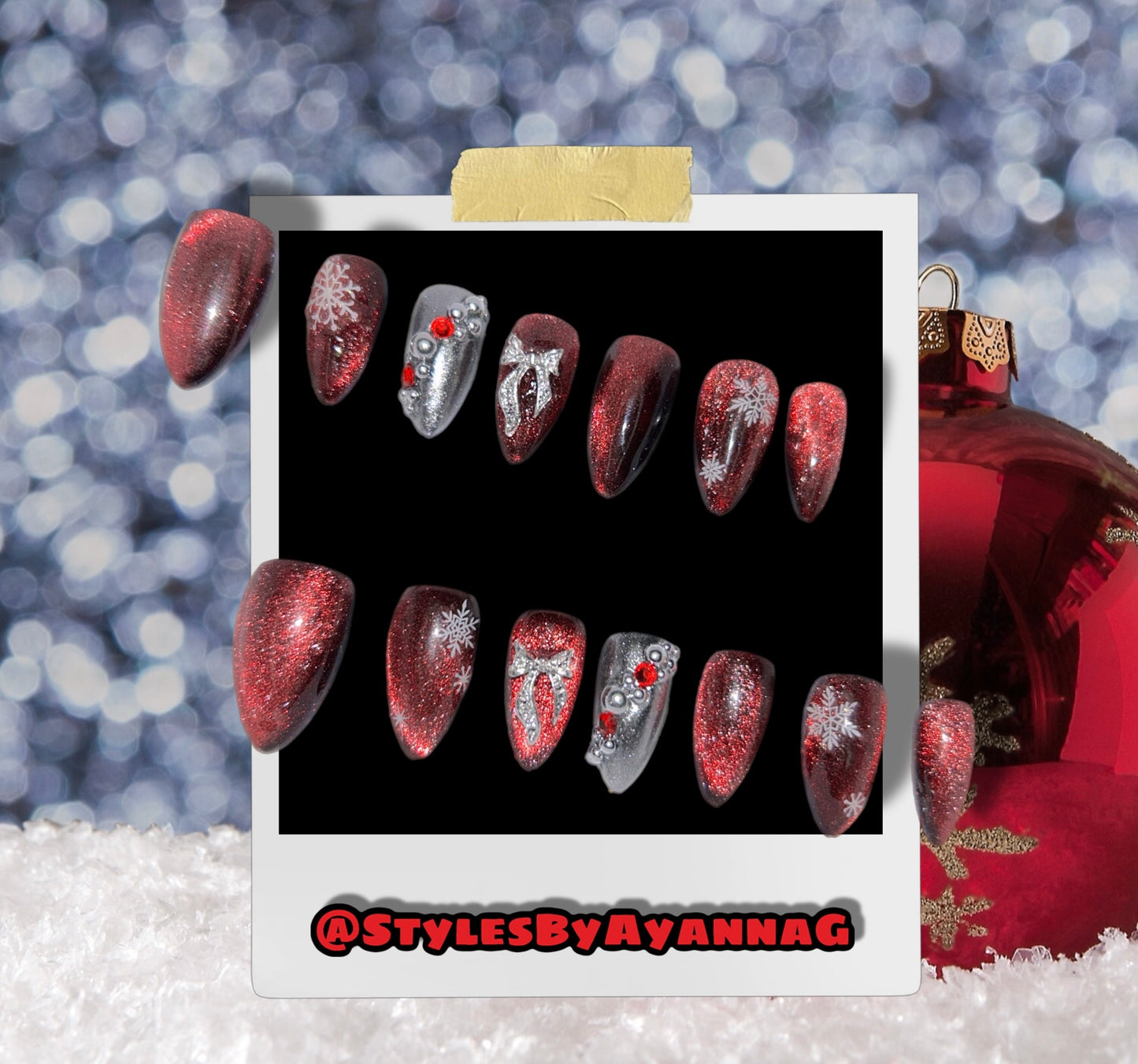Red Snowflakes